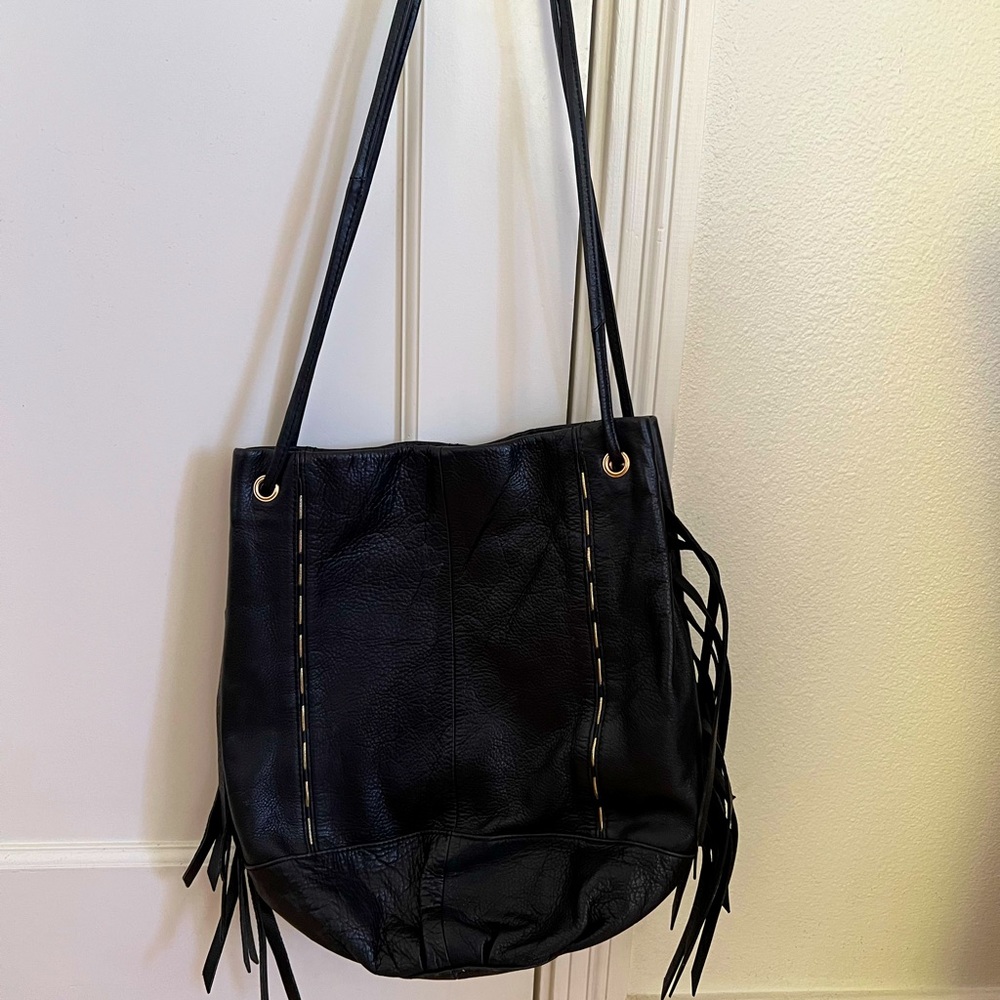 KELSI DAGGER fringe bag